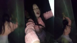 Выебал 18 летнюю телку на улице и дома